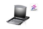 Aten-16-Port-Dual-Rail-LCD-17--KVM-Switch-LCD-console--Cat5-High-Density-KVM-Switch-KVM-over-IP--TASTIERA-INGLESE