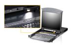 Aten-16-Port-Dual-Rail-LCD-17--KVM-Switch-LCD-console--Cat5-High-Density-KVM-Switch-KVM-over-IP--TASTIERA-INGLESE