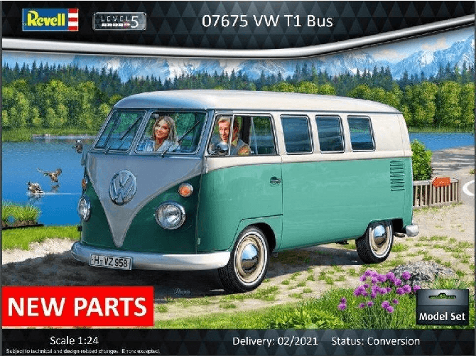 Revell RV 1:24 VW T1 Bus 1:24 Modellbus (07675)