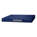 PLANET GSW-1601 switch di rete Non gestito Gigabit Ethernet (10/100/1000) 1U Blu