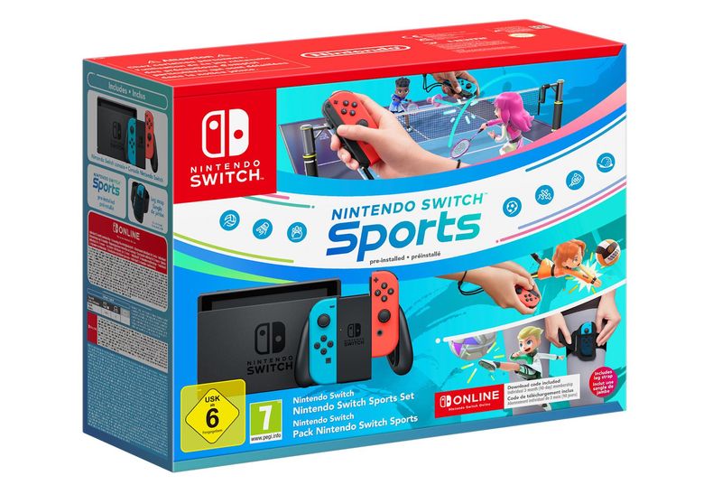 Nintendo-Switch-Sports-Set-console-da-gioco-portatile-158-cm--6.2---32-GB-Touch-screen-Wi-Fi-Blu-Grigio-Rosso