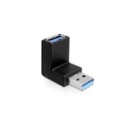 Delock Adattatore USB 3.0 Tipo-A maschio  Tipo-A femmina angolato di 90 in verticale