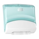 Tork-654000-dispenser-di-asciugamani-di-carta-Distributore-di-asciugamani-di-carta-in-fogli-Turchese-Bianco