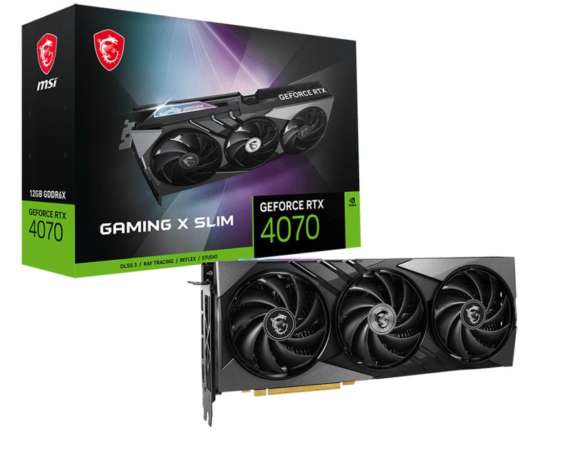 MSI-GEFORCE-RTX-4070-GAMING-X-SLIM-12G-scheda-video-NVIDIA-12-GB-GDDR6X