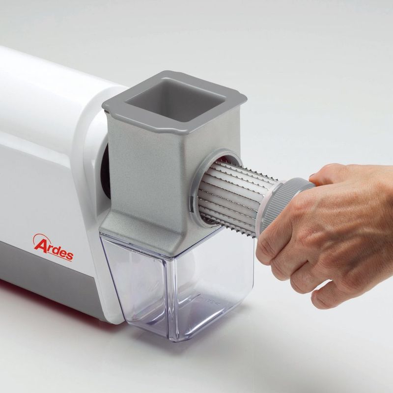 Ardes-AR7350-grattugia-e-spiralizzatore-elettrici-Grattugia-elettrica-Alluminio-Plastica