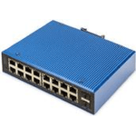 DIGITUS Switch Gigabit Ethernet PoE gestito L2 industriale 162 porte