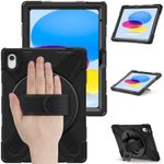 ESTUFF ES683300-BULK custodia per tablet 277 cm 10.9 Cover Nero (CHICAGO Full Body Defender - Case iPad 10.9 10th Gen 20