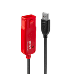 Lindy 42782 cavo USB 12 m USB 2.0 USB A Nero