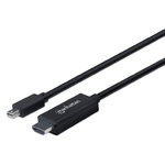 Manhattan 153287 cavo e adattatore video 18 m Mini DisplayPort HDMI tipo A (Standard) Nero