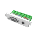 Vision TC3 VGAF3.5MM VGA  3.5 mm Bianco presa energia (VISION Techconnect Modular AV Faceplate