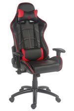 Sedia-da-gaming-LC-POWER-ergonomica-nera-rossa-portata-max