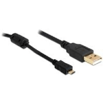 Delock USB2.0 A-Stecker zu USB micro-B Stecker  Kabellnge 3m  mit Ferritkern