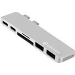 ESTUFF ES84122-SILVER replicatore di porte e docking station per notebook USB 3.2 Gen 1 3.1 Gen 1 Type-C Argento (USB-C