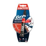 Loctite 60Sec Std Box - Adesivo gel trasparente riposizionabile - Attacca in 60 secondi - Adesione extra forte - Ideale