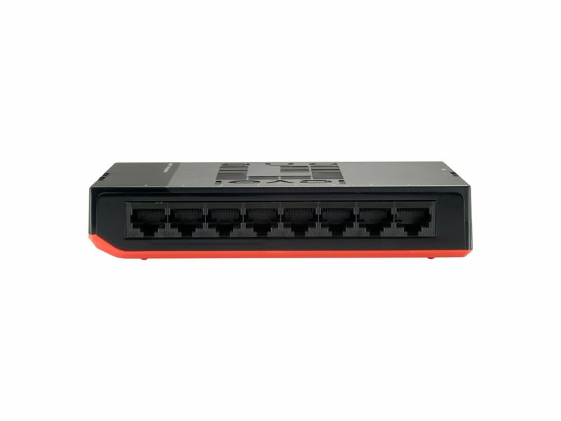 LEVEL-ONE-LevelOne-GSW-0807-switch-di-rete-Non-gestito-Gigabit-Ethernet--10-100-1000--Nero-Rosso