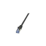 Cavo patch CAT6A 15 m nero S/FTP 2x RJ45 LSZH CU