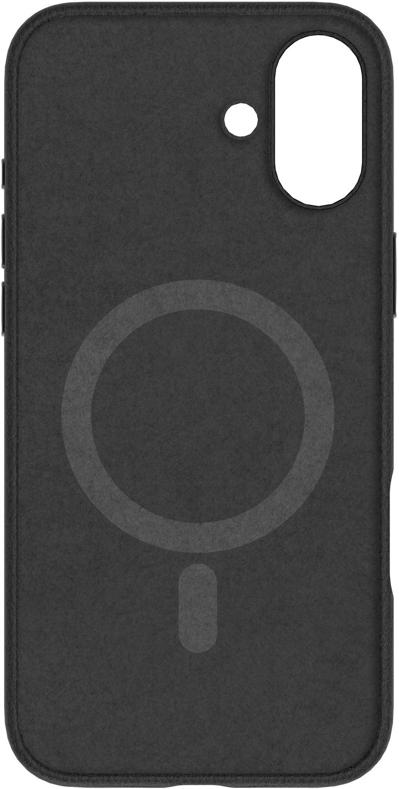 Cover-for-INFINITE-VENICE-iPhone-16---Black-Leather-Magnetic-Cover.---Material-65--recycled-PC-and-21--recycled-TPU---Wa