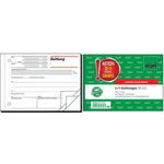 Modulo SIGEL ricevute libri IVA indicata separatamente T1178 DIN A6 orizzontale 2x 40 pagine