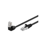 GOOBAY Cavo patch CAT5e 05 m 1x 90RJ45 1x dritto nero F/UTP