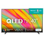 Hisense TV QLED FHD 40” 40A5KQ Smart TV, Wifi, Quantum Dot Colour, USB Type-C, Stand Reclinabile