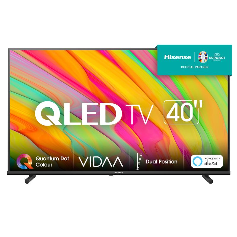 Hisense-TV-QLED-FHD-40”-40A5KQ-Smart-TV-Wifi-Quantum-Dot-Colour-USB-Type-C-Stand-Reclinabile