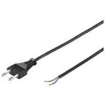 Goobay  Wentronic Goobay Euro Kabel zum Konfektionieren, 1,5 m, Schwarz, Schwarz - Eurostecker (Typ C