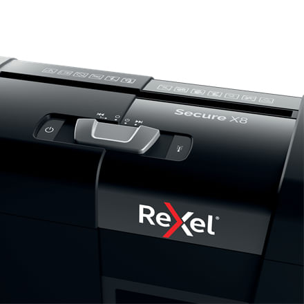 Rexel-Secure-X8-distruggi-documenti-Triturazione-incrociata-70-dB-Nero