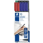 Pennarelli STAEDTLER Lumocolor F Wf colore. 10 pezzi 06 mm multicolori