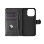 Cover-for-WALES-iPhone-15-Wallet-Cover.---Black.-Material-100--plastic---Warranty-24M