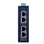 PLANET Industrial 2-port 10/100/1000T Gigabit Ethernet 10/100/1000 Supporto Power over Ethernet PoE Blu (Industrial 2-po