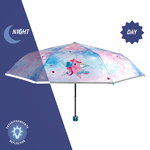 PERLETTI Ombrello Mini Unicorno Rosa e Azzurro