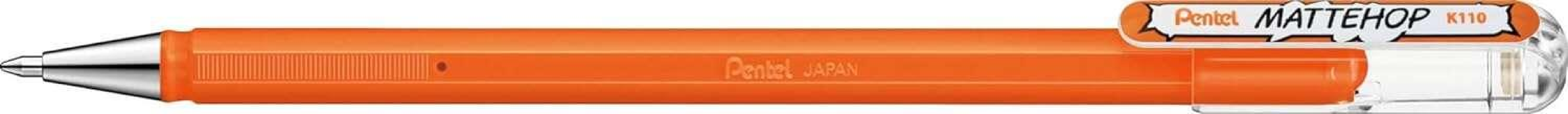 Pentel Mattehop Penna a sfera - Punta da 1 mm - Corsa da 05 mm - Inchiostro gel opaco - Realizzata con il 55% di materia