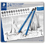 Staedtler Lumograph MARS STAEDTLELER 100 PACCHETTO DELLA PENSE DI LAFITUA