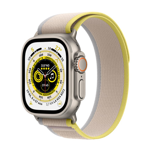 Apple-Watch-Ultra--GPS--Cellular--49mm-Titanium-Geuse-Trail-Loop-Yellow---Beige