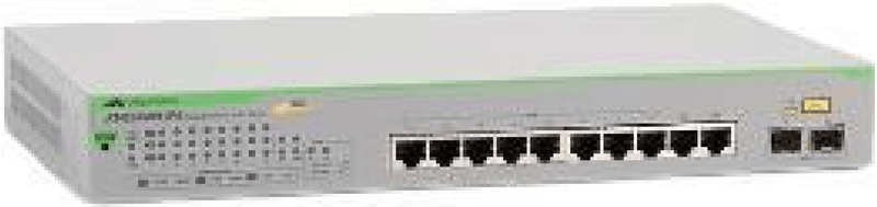 Allied-Telesis-GS950-10PS-Gestito-Gigabit-Ethernet--10-100-1000--Supporto-Power-over-Ethernet--PoE--Verde-Grigio