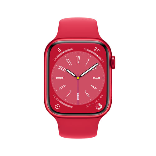 Apple-Watch-Series-8-GPS-45mm-Cassa-in-Alluminio-color--PRODUCT-RED-con-Cinturino-Sport-Band--PRODUCT-RED---Regular