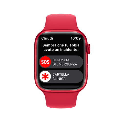 Apple-Watch-Series-8-GPS-45mm-Cassa-in-Alluminio-color--PRODUCT-RED-con-Cinturino-Sport-Band--PRODUCT-RED---Regular