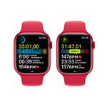 Apple-Watch-Series-8-GPS-45mm-Cassa-in-Alluminio-color--PRODUCT-RED-con-Cinturino-Sport-Band--PRODUCT-RED---Regular