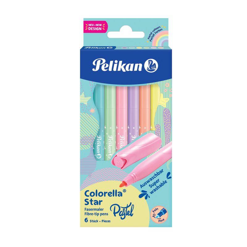 Pennarelli-Pelikan-Pennarelli-Pelikan.-Colorella-6pz-06-mm-Multicolore