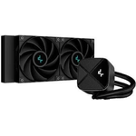 DeepCool LS520S Zero Dark All In One Liquid CPU Cooler 240mm Radiator 2 x 120mm Deepcool Fans Intel/AMD