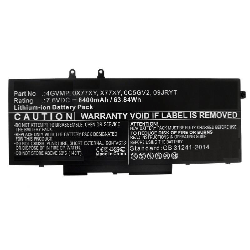 CoreParts-MBXDE-BA0182-ricambio-per-laptop-Batteria--Laptop-Battery-for-Dell-61WH---Li-ion-7.6V-8000mAh-61WH---Li-ion-7.