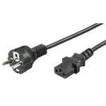 Microconnect PE020450 cavo di alimentazione Nero 5 m CEE7/7 Accoppiatore C13