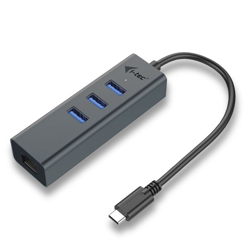 I-Tec-Cavo-Usb-C-Metal-Hub-3-Port-Gigabit-Ethernet-Adapter