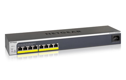 NETGEAR-GS408EPP-Gestito-L2-Gigabit-Ethernet-10-100-1000-Supporto-Power-over-Ethernet-PoE-Nero-Grigio--NETGEAR-PLUS-GS40