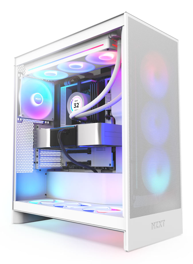 Case-per-PC-Midi-Tower-ATX-con-Finestra-Laterale-Bianco