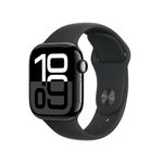 Apple-Watch-Series-10-Serie-10-GPS-42mm-Cassa-in-Alluminio-color-Jet-Black-con-Nero-Sport-Band---M-L