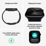 Apple-Watch-Series-10-Serie-10-GPS-42mm-Cassa-in-Alluminio-color-Jet-Black-con-Nero-Sport-Band---M-L