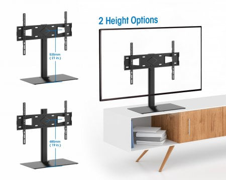 Manhattan-462297-Supporto-TV-a-parete-1651-cm-65-Nero--TV---Monitor-Mount-Desk-1-screen-Screen-Sizes-32-65-Black-Stand-A