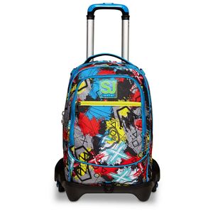 Seven 20C202314-208 zaino Zaino scolastico Multicolore Poliestere