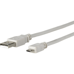 Microconnect USB A - Micro USB B 1.8m cavo USB 18 m USB 2.0 Micro-USB B Grigio (USB A to USB Micro B Version - 2.0 Grey